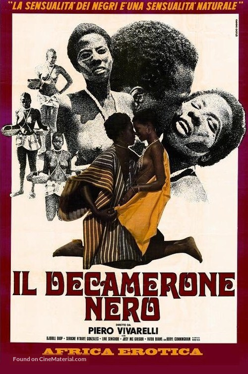 Il decamerone nero - Italian DVD movie cover