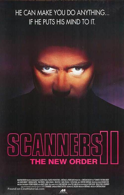 Scanners II: The New Order - Movie Poster