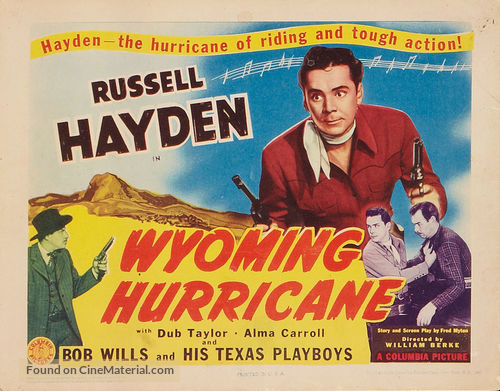 Wyoming Hurricane - Movie Poster