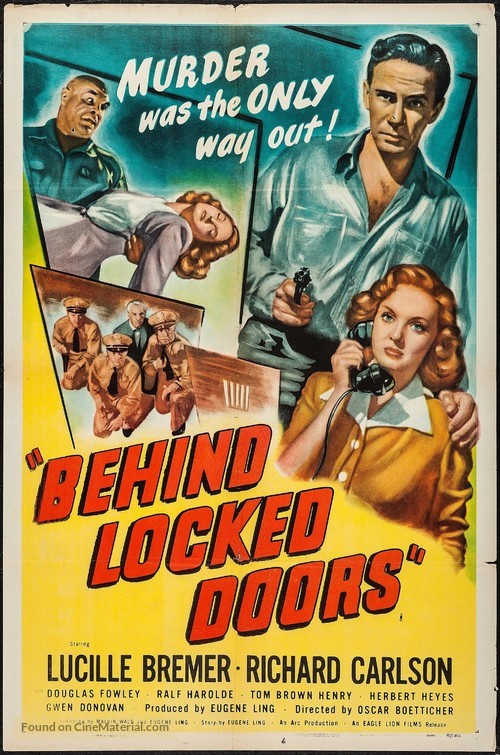 Behind Locked Doors - Movie Poster