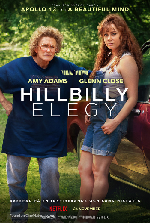 Hillbilly Elegy - Swedish Movie Poster