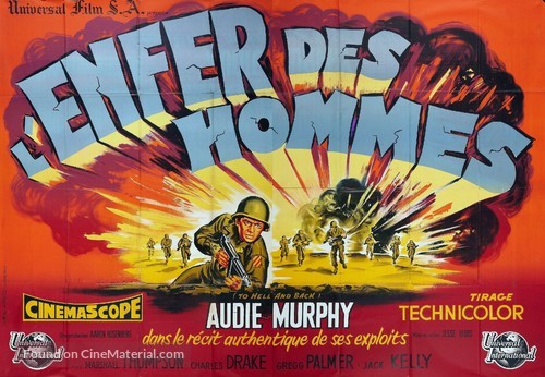 To Hell and Back - French Movie Poster
