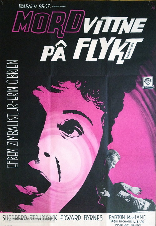 Girl on the Run - Swedish Movie Poster