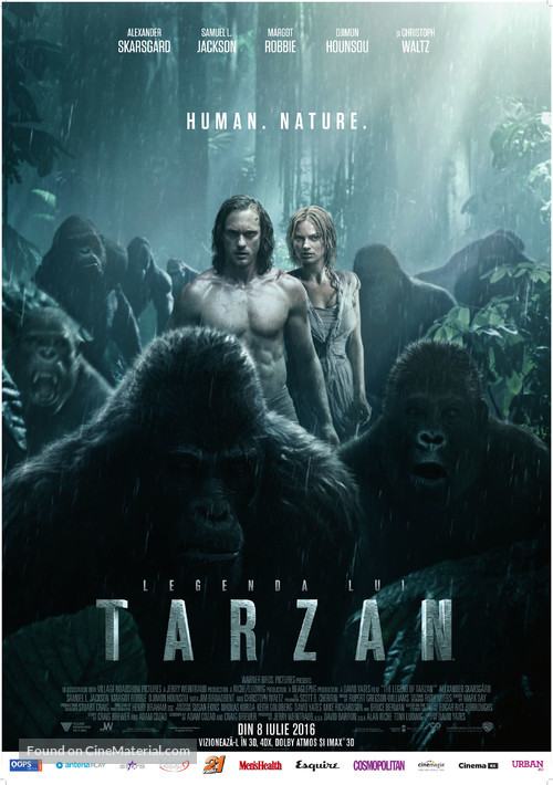 The Legend of Tarzan - Romanian Movie Poster