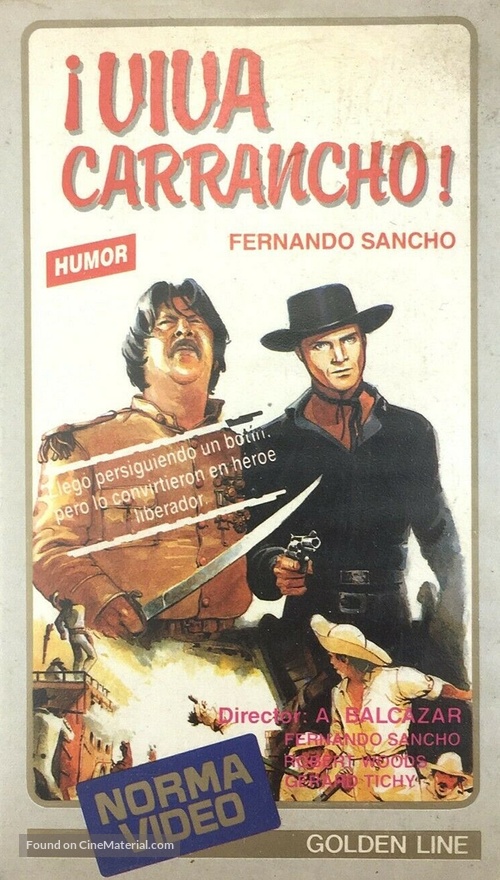 Uomo che viene da Canyon City, L&#039; - Spanish VHS movie cover
