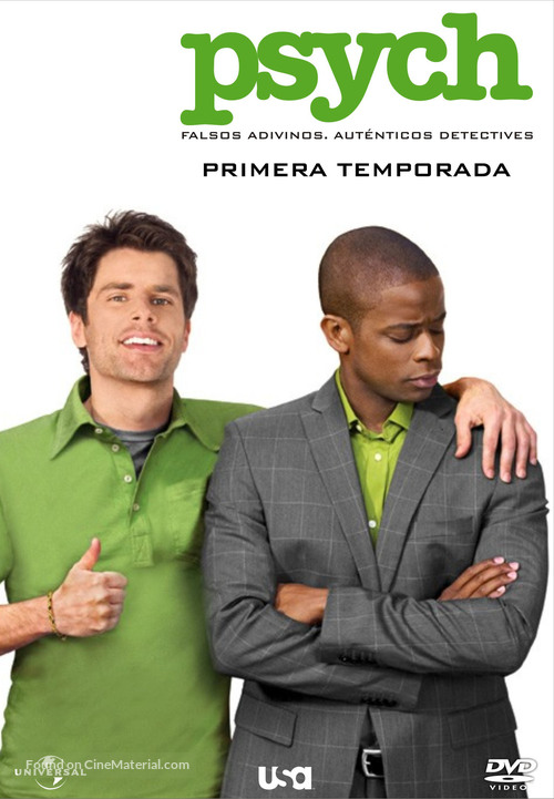 &quot;Psych&quot; - Spanish DVD movie cover