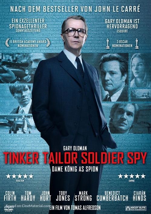 Tinker Tailor Soldier Spy - Swiss DVD movie cover