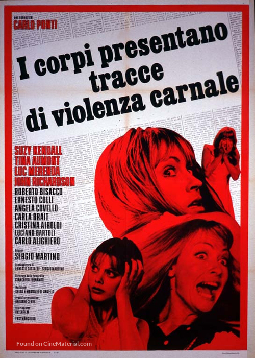 I corpi presentano tracce di violenza carnale - Italian Movie Poster