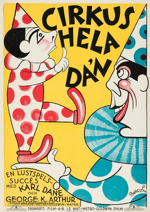 Circus Rookies - Swedish Movie Poster