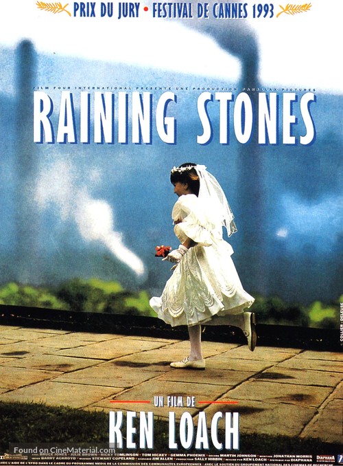 Raining Stones - French Movie Poster