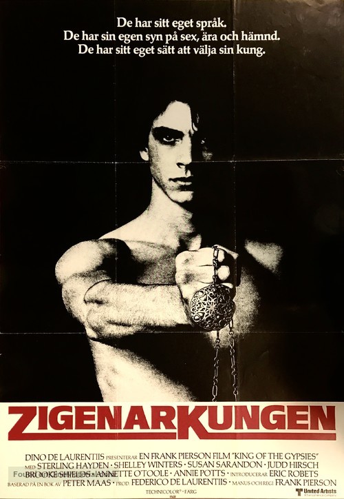 King of the Gypsies - Swedish Movie Poster