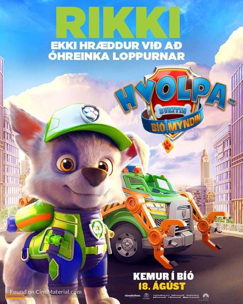 Paw Patrol: The Movie - Icelandic poster