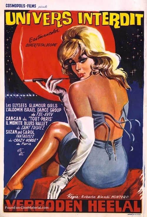Universo proibito - Belgian Movie Poster