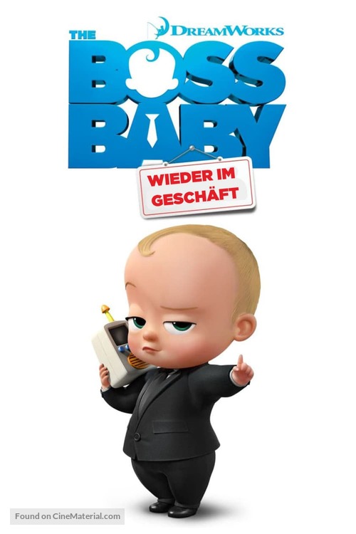 &quot;The Boss Baby: Back in Business&quot; - German Movie Cover
