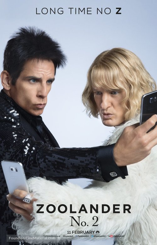 Zoolander 2 - New Zealand Movie Poster