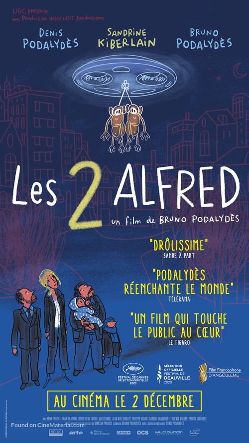 Les deux Alfred - French Movie Poster