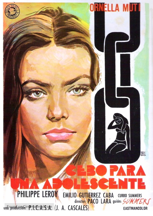 Cebo para una adolescente - Spanish Movie Poster