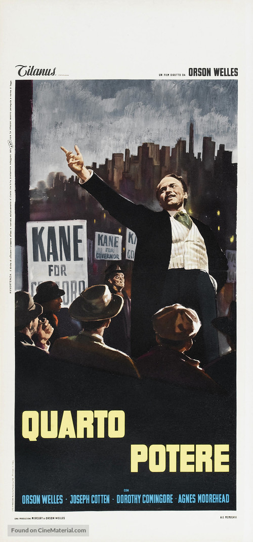 Citizen Kane - Italian Movie Poster