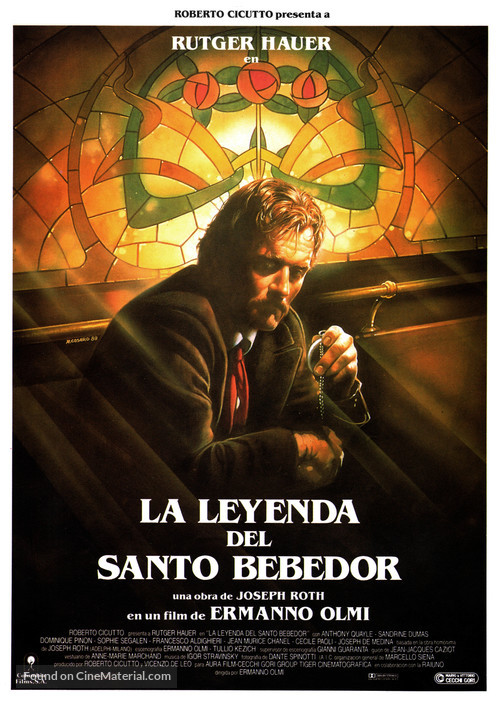 La leggenda del santo bevitore - Spanish Movie Poster