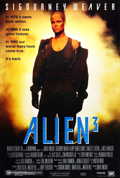 Alien 3 - Australian Movie Poster