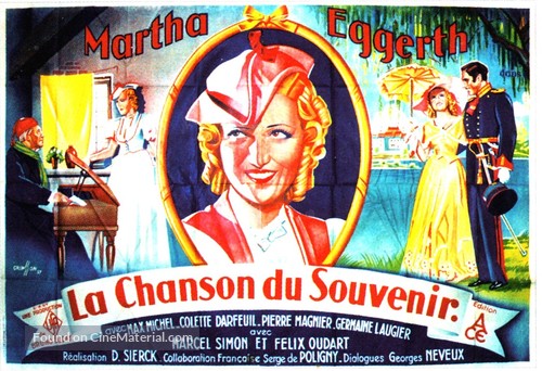 La chanson du souvenir - French Movie Poster