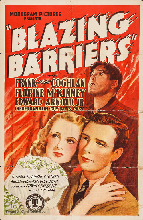 Blazing Barriers - Movie Poster