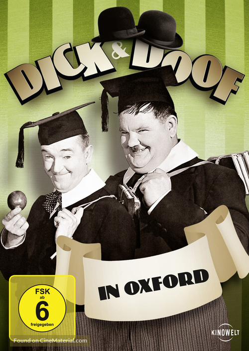 A Chump at Oxford - German DVD movie cover
