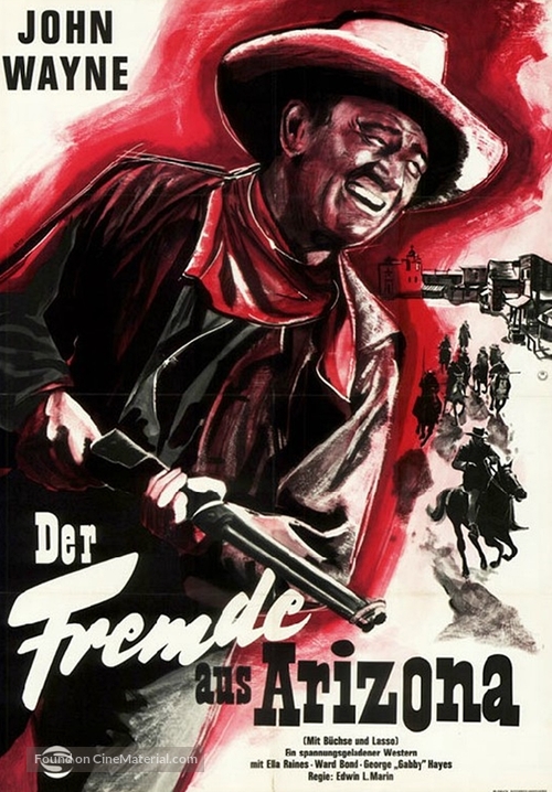Tall in the Saddle - German Movie Poster