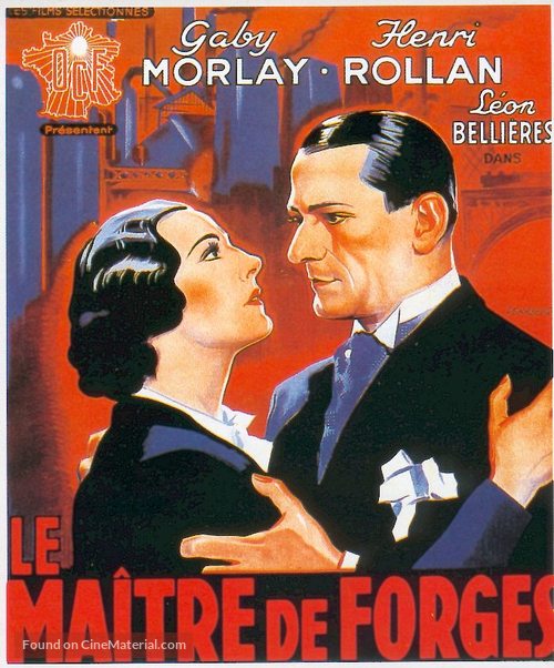 Le ma&icirc;tre de forges - French Movie Poster