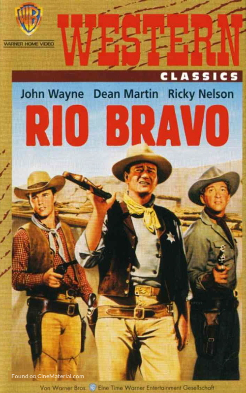 Rio Bravo - German VHS movie cover