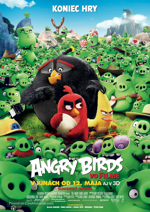 The Angry Birds Movie - Slovak Movie Poster