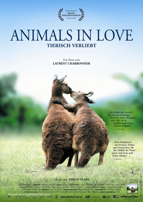 Les animaux amoureux - German Movie Poster