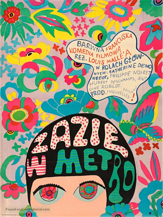 Zazie dans le m&eacute;tro - Polish Movie Poster