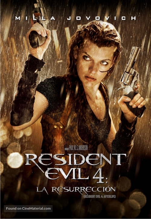 Resident Evil: Afterlife - Argentinian Movie Cover