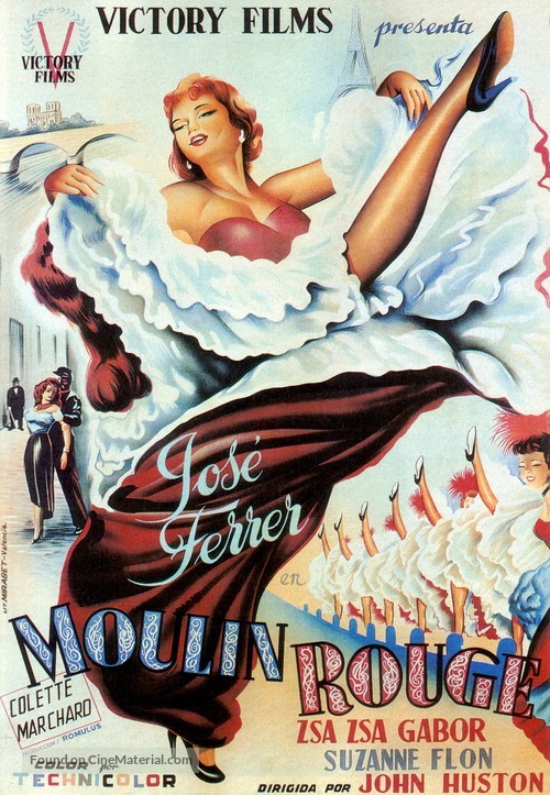 Moulin Rouge - Spanish Movie Poster