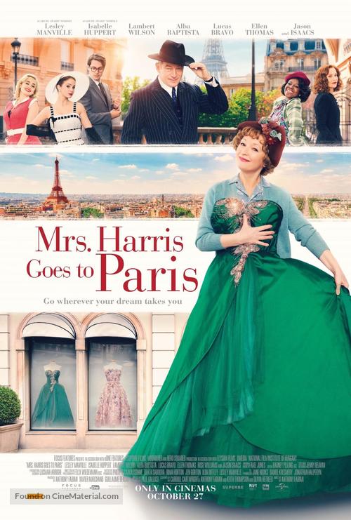 Mrs. Harris Goes to Paris - Australian Movie Poster