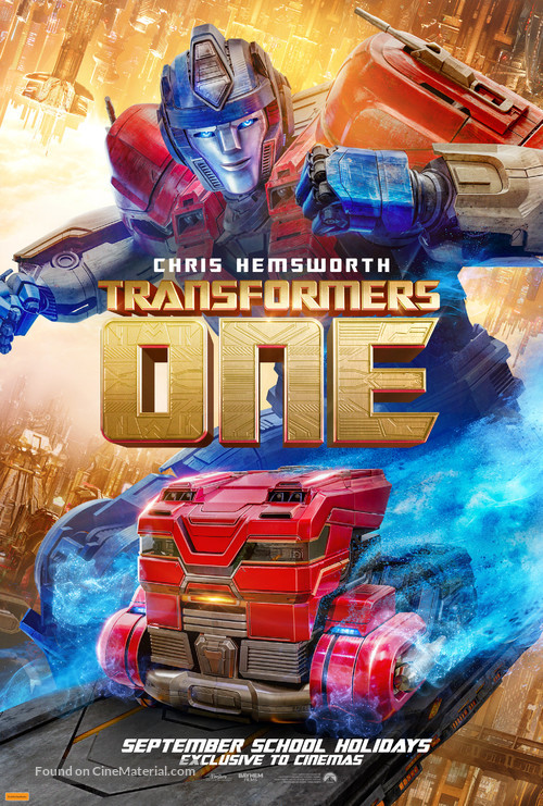 Transformers One - Australian Movie Poster