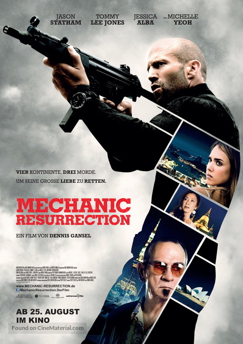 Mechanic: Resurrection - German Movie Poster