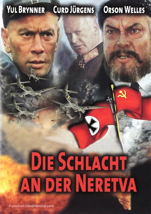 Bitka na Neretvi - German DVD movie cover