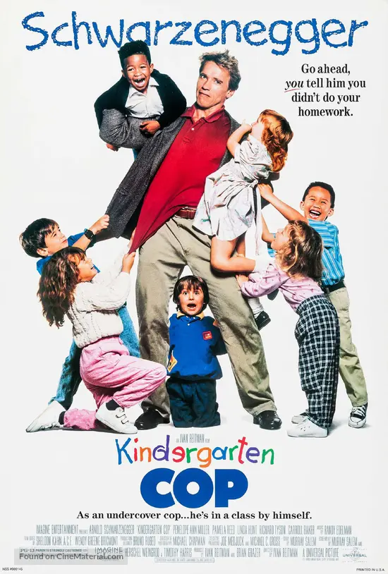Kindergarten Cop (1990) movie poster