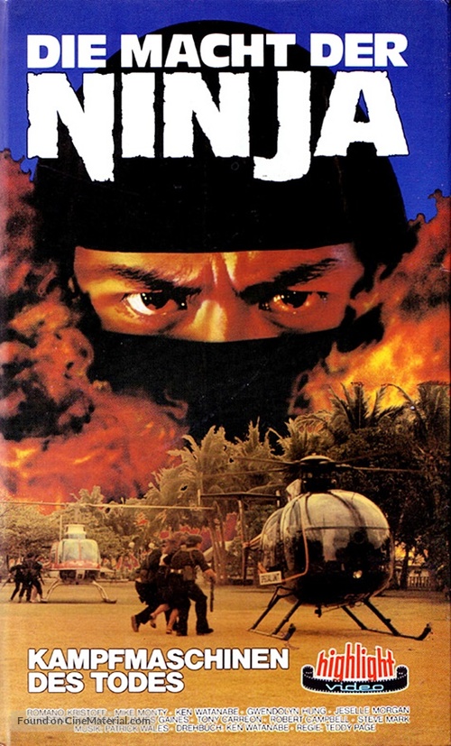 Ninja&#039;s Force - German VHS movie cover