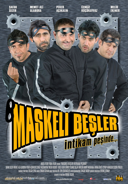 Maskeli besler intikam pesinde - Turkish Movie Poster