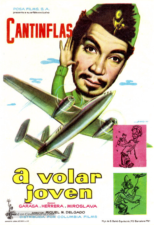 &iexcl;A volar joven! - Spanish Movie Poster