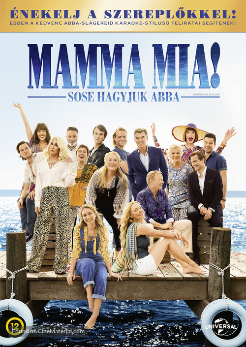 Mamma Mia! Here We Go Again - Hungarian DVD movie cover