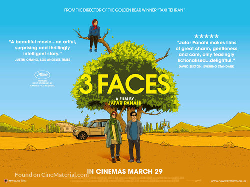 Three Faces - British Movie Poster