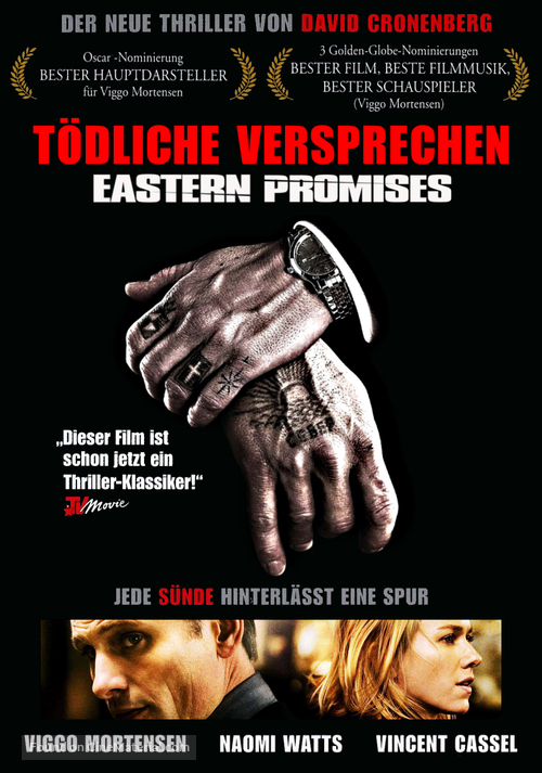 Eastern Promises - German Movie Cover