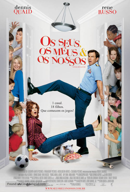 Yours, Mine &amp; Ours - Brazilian Movie Poster