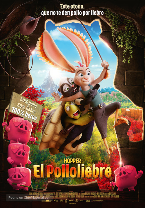 Chickenhare and the Hamster of Darkness - Spanish Movie Poster