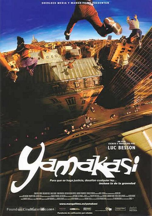 Yamakasi - Spanish Movie Poster