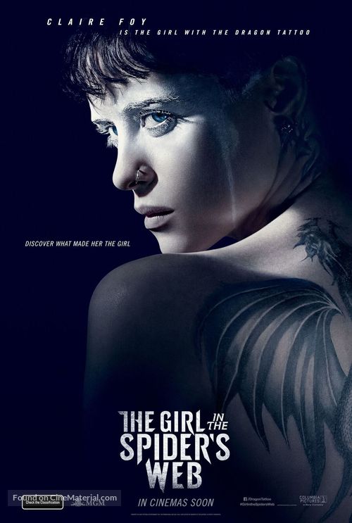 The Girl in the Spider&#039;s Web - Australian Movie Poster